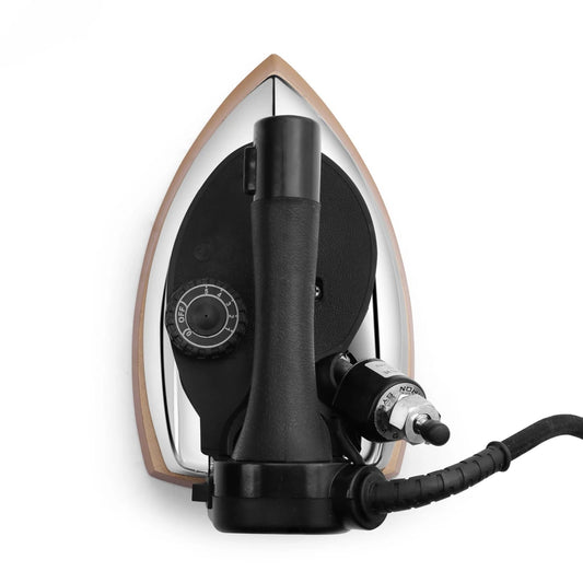 Black & Gold 230V Commercial Steam Iron, 1250W, 50Hz with 4.0L Water Tank, Double ISI Mark, Heavy Duty for Professional Use (1250W)