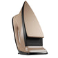 Heavy Duty Dry Iron 1000W – Golden Soleplate with Adjustable Thermostat Dial for All Fabrics (Beige & Black)