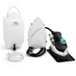 DynaPro Gravity Feed 230V Commercial Steam Iron, 1250W, 50Hz with 4.0L Water Tank, Double ISI Mark, Heavy Duty for Professional Use (Blue)
