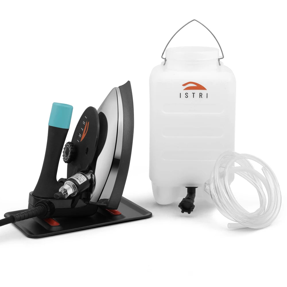DynaPro Gravity Feed 230V Commercial Steam Iron, 1250W, 50Hz with 4.0L Water Tank, Double ISI Mark, Heavy Duty for Professional Use (Blue)