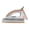 BOLT Heavy-Duty Dry Iron 1000W Electric Press for Clothes | Brown & White
