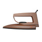 ISTRI Mini Dry Iron for Clothes, 750W Compact & Lightweight Electric Iron Box with Non-Stick Soleplate, Adjustable Dial, Brown