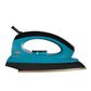 ISTRI Regular Dry Iron for Clothes, 1000W Lightweight Electric Iron Box with Non-Stick Soleplate, Adjustable Thermostat Dial for Cotton Wool Silk Rayon Nylon Linen, Teal Blue