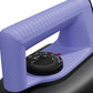 Mini Travel Dry Iron 750W – Compact Lightweight Portable Iron with Indicator Light & Multi-Fabric Thermostat (Purple & Black)
