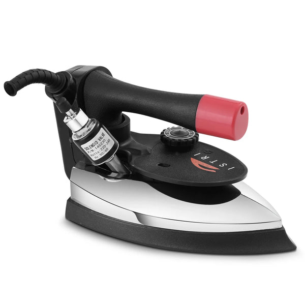 DynaPro Gravity Feed 230V Commercial Steam Iron, 1250W, 50Hz with 4.0L Water Tank, Double ISI Mark, Heavy Duty for Professional Use (Red)