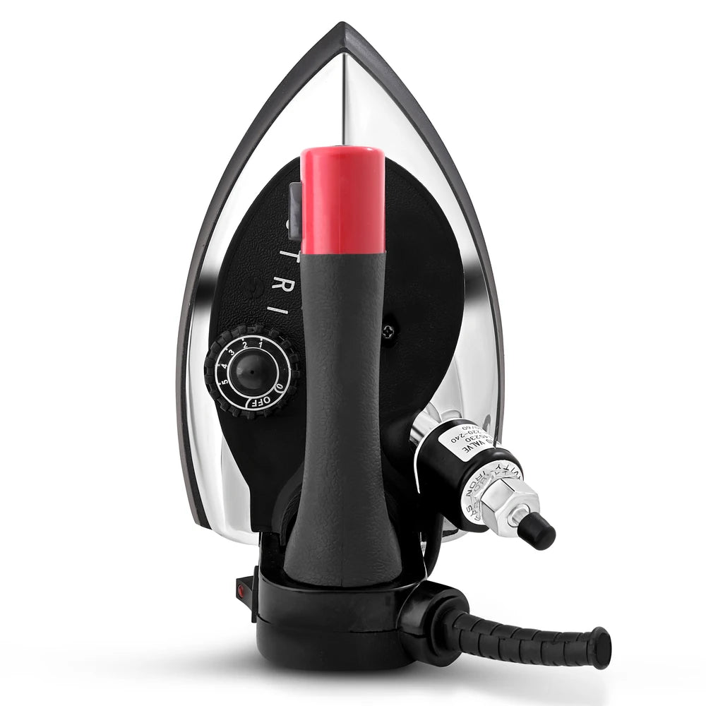 DynaPro Gravity Feed 230V Commercial Steam Iron, 1250W, 50Hz with 4.0L Water Tank, Double ISI Mark, Heavy Duty for Professional Use (Red)