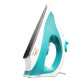 Powerful Steam Iron 1400W – Transparent Water Tank, Non-Stick Soleplate with Multi-Fabric Temperature Control (Teal & White)