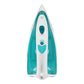 Powerful Steam Iron 1400W – Transparent Water Tank, Non-Stick Soleplate with Multi-Fabric Temperature Control (Teal & White)