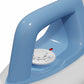 ISTRI Classic Heavy Weight Dry Iron for Clothes, 1200W Electric Iron Box with Chrome Soleplate, Open Handle & Fabric Dial, Sky Blue White